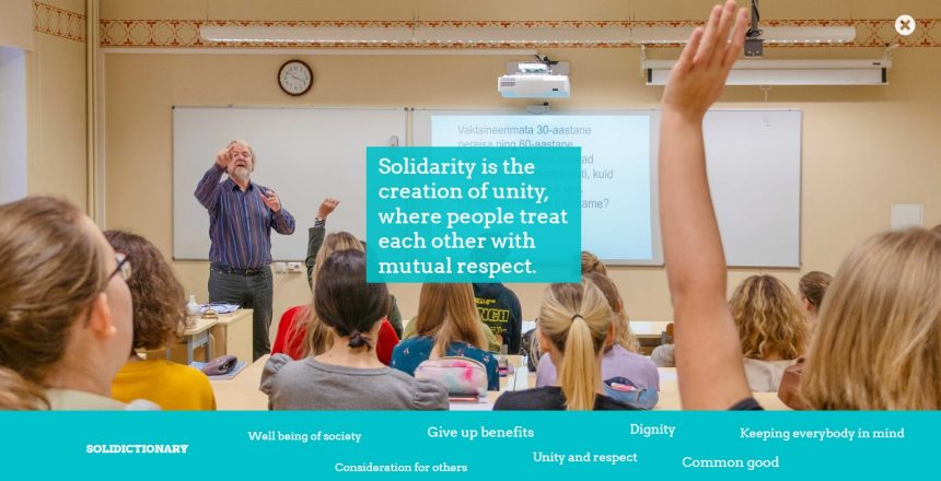 Valminud on solidaarsuse teemale keskenduv ValUE Webdoc